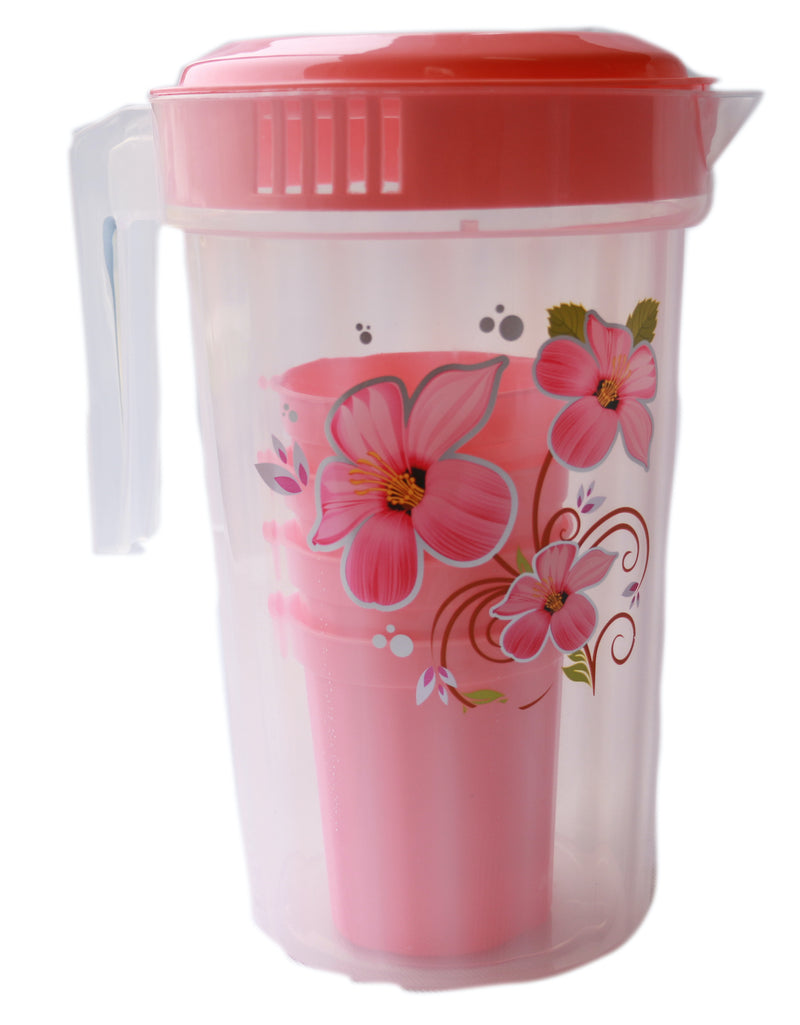 2012  2L Plastic Pitcher with 4 Cups