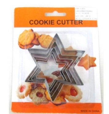 3076  5pc Star Cookie Cutter
