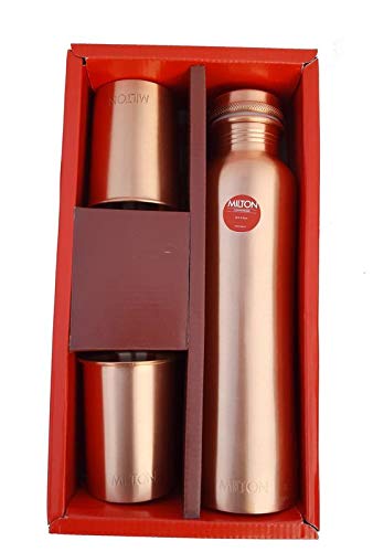 3pc Copper Bottle Gift Set