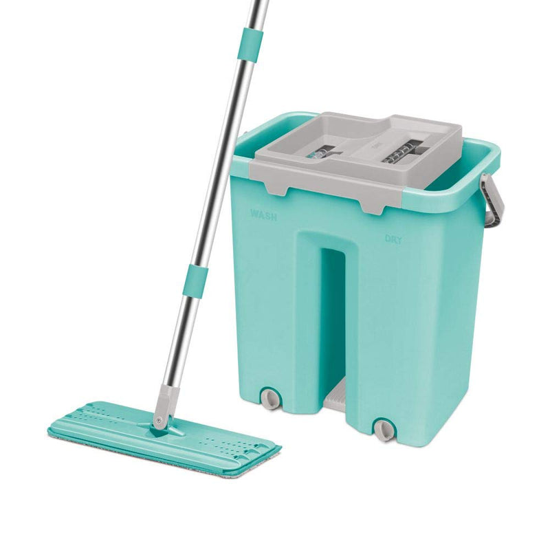 MIL-R025  Flat Mop with Bucket