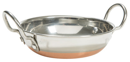 Stainless Kadahi / wok with Copper Base