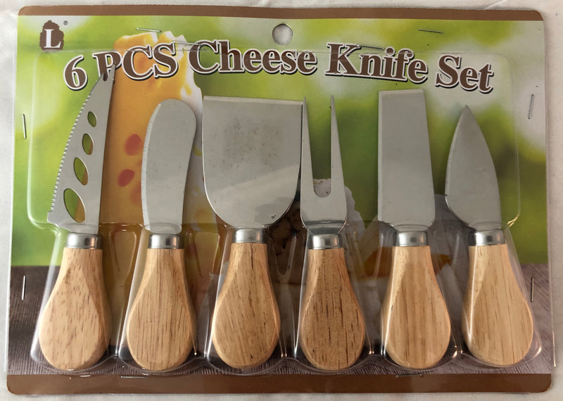 7549- 6pc Cheese Knife Set