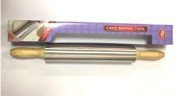 8521-  43cm S/Steel Rolling Pin
